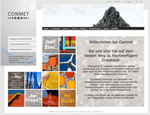 Tablet Screenshot of conmet.de